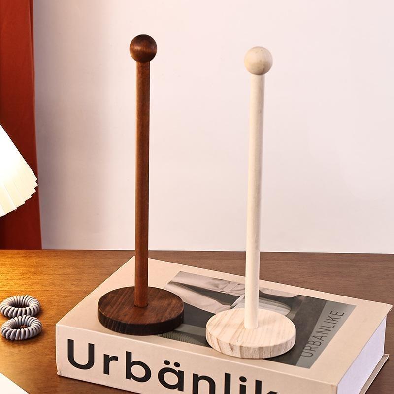 Wooden Hair Scrunchies Storage Rack Organizer Holder, Simple Design Nail Accessory Display Stand, Durable & Practical Solution