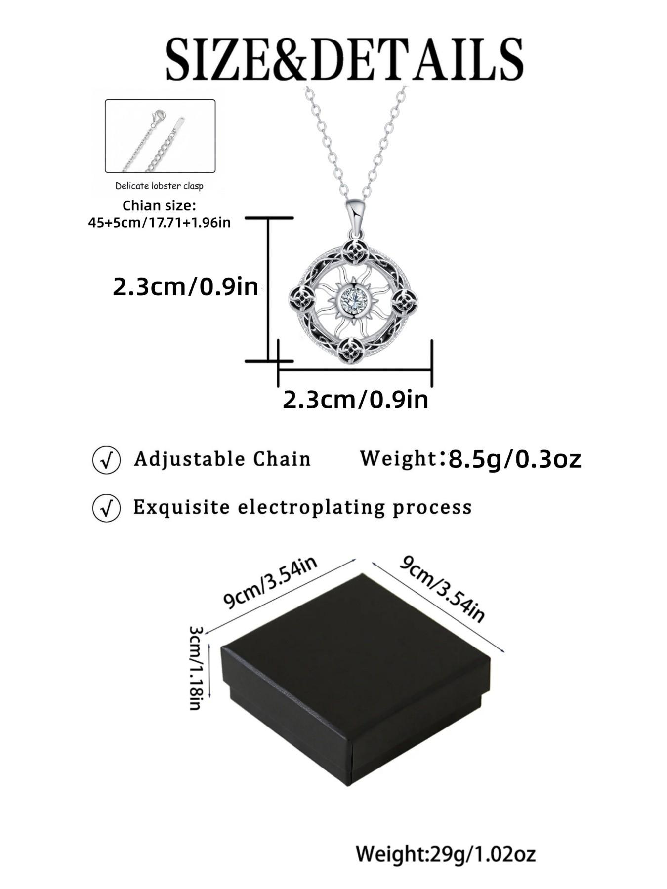 Celtic Sunwheel · Starburst Necklace Genuine Celtic knot sun necklace, luxury niche fade-resistant choker.Must-have for daily wear in spring and summer.A mysterious lucky necklace for all festivals and Valentine’s Day gifts.