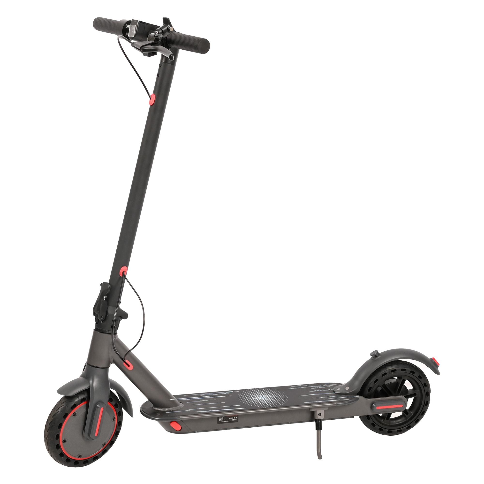 【AOPO】Electric scooter, 350W motor, 19mph, 4-speed, 37V battery, 15-mile range, app-controlled, dual brakes (ABS). Perfect gift for friends, family, or kids!
