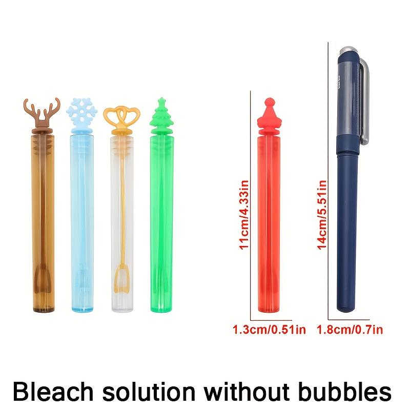 10pcs Outdoor Bubble Sticks, Fun Bubble Blowing Sticks, 4 Mixed Styles, Ideal for Christmas, Weddings, Parties, Outdoor Celebrations