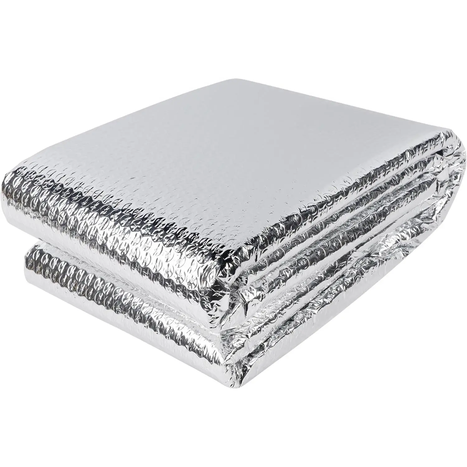 Window Insulation Roll, 24IN x 10FT Reflective Heat Shield Bubble Film, Double-Sided  Foil Insulation, Weatherproof Garage Door Cover for Windows, RV, Basement, Winter & Summer