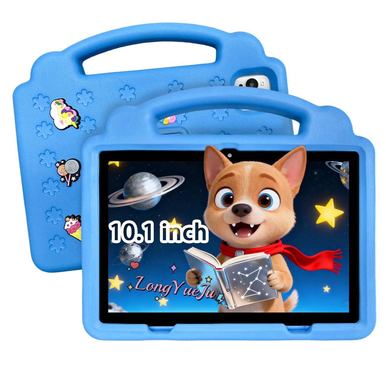 【TikTok Shop Spring New Arrivals】10.1 Inch Android Tablet with Dual Cameras,Shockproof & Dustproof Case, IWAWA Parental Control Learning App,Lightweight Stylish Design, Internet Ready for Daily Family Use, Best Holiday Gift (Adapter Not Included)