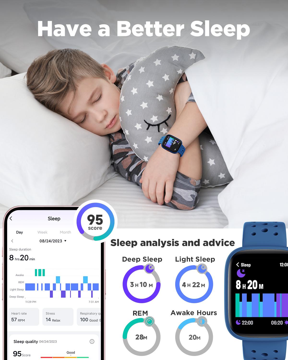 BIGGERFIVE Smart Watch for Kids No APP No Phone Needed, 1.8" Fitness Tracker Watch Pedometer, Heart Rate, Sleep Monitor, IP68 Waterproof, Step Counter, Puzzle Games for Girls Boys Teens 5-16 BIGGERFIVE Smart Watch for Kids No APP No Phone Needed, 1.8" Fitness Tracker Watch Pedometer, Heart Rate, Sleep Monitor, IP68 Waterproof, Step Counter, Puzzle Games for Girls Boys Teens 5-16