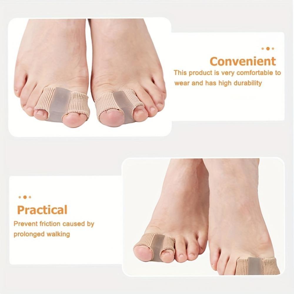 2pcs Toe Separators, Foot Toe Fixator, Toe Separator, Foot Care Tool, Comfortable Fit, Ideal for Daily Use, Easy Application