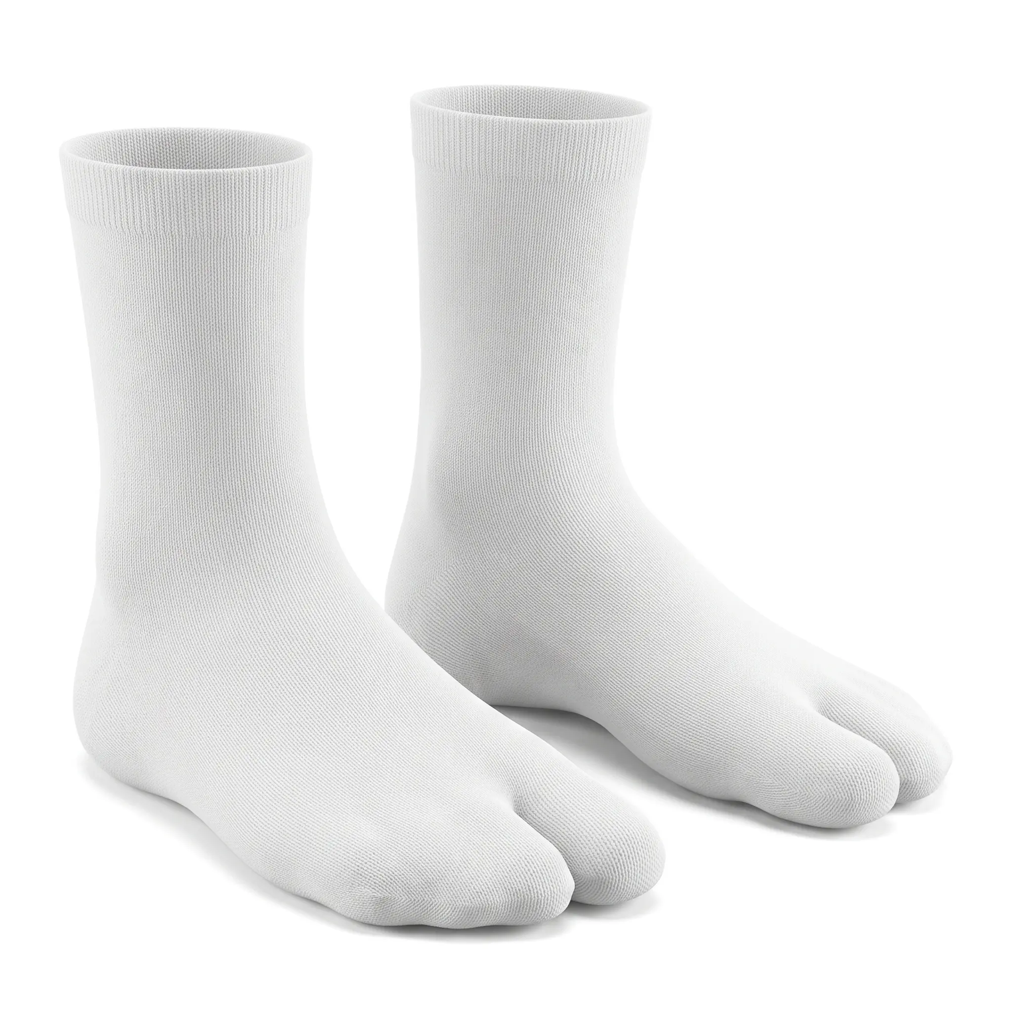 Women's Cotton Split-Toe Socks - Cozy, Breathable Light, Mid-Calf Length, Casual Socks with Cute Look, Seamless Handmade, All-Season Wear for Home & Travel, 1 Size Fits Most, Spring 2025 Bridal Womenswear