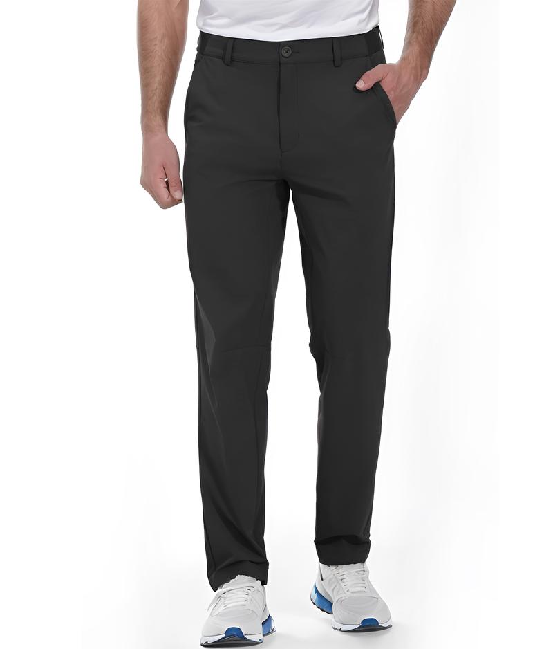 COOFANDY Men's Stretch Golf Pants Lightweight Fitted Casual Pants with Pockets