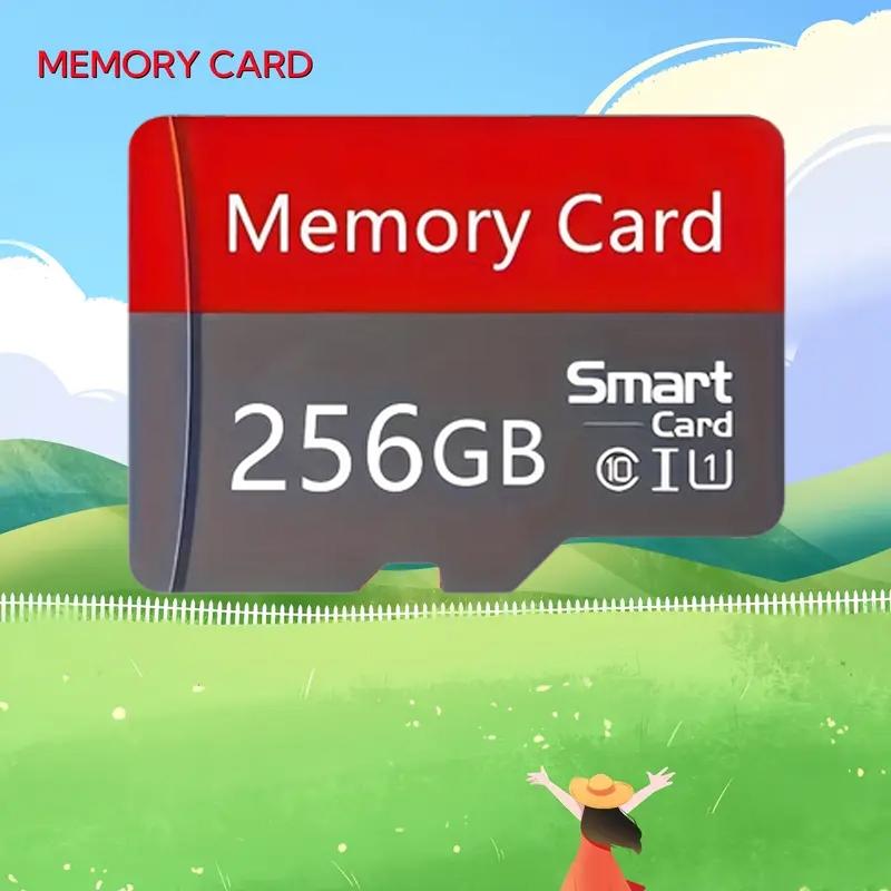 Memory Card Micro TF Flash Memory Card, Storage Card with Adapter, Micro SD Card for Tablet Camera Phone Laptop Car Audio Game Console, Microsd Card