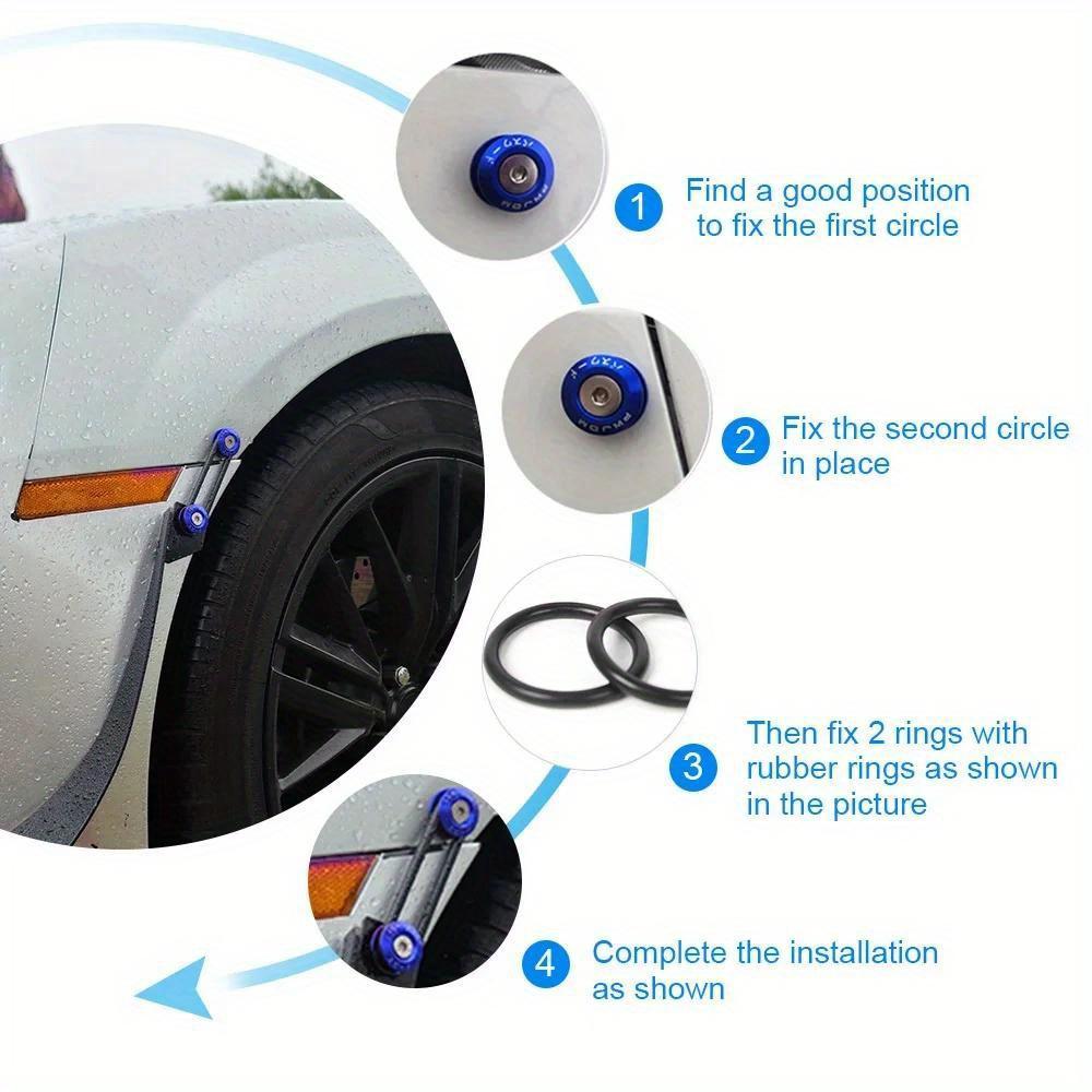 Heavy-Duty Quick-Release Latch Kit - Universal Trunk Lock System for ...