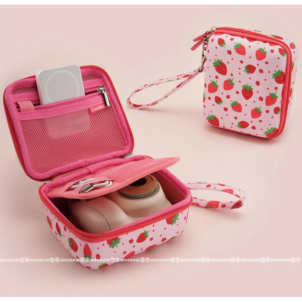 Camera Bag Cover Casing for Fujifilm Instax Mini 12 99 40 Link Liplay EVO SP 2 SP-2 Printer Carrying EVA Shockproof Photo Case, Digital, Cable, Card