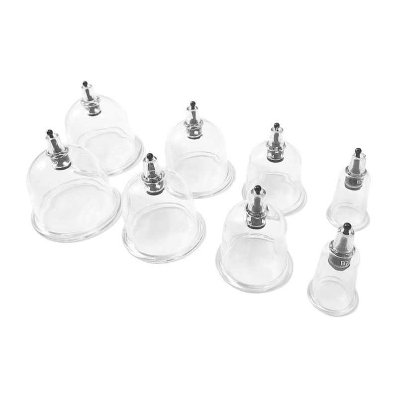 Transparent Vacuum Cup Massage Set, Home Use Muscle Relief Massager, Personal Body Massage Tool, Transparent Vacuum Cup Therapy Kit