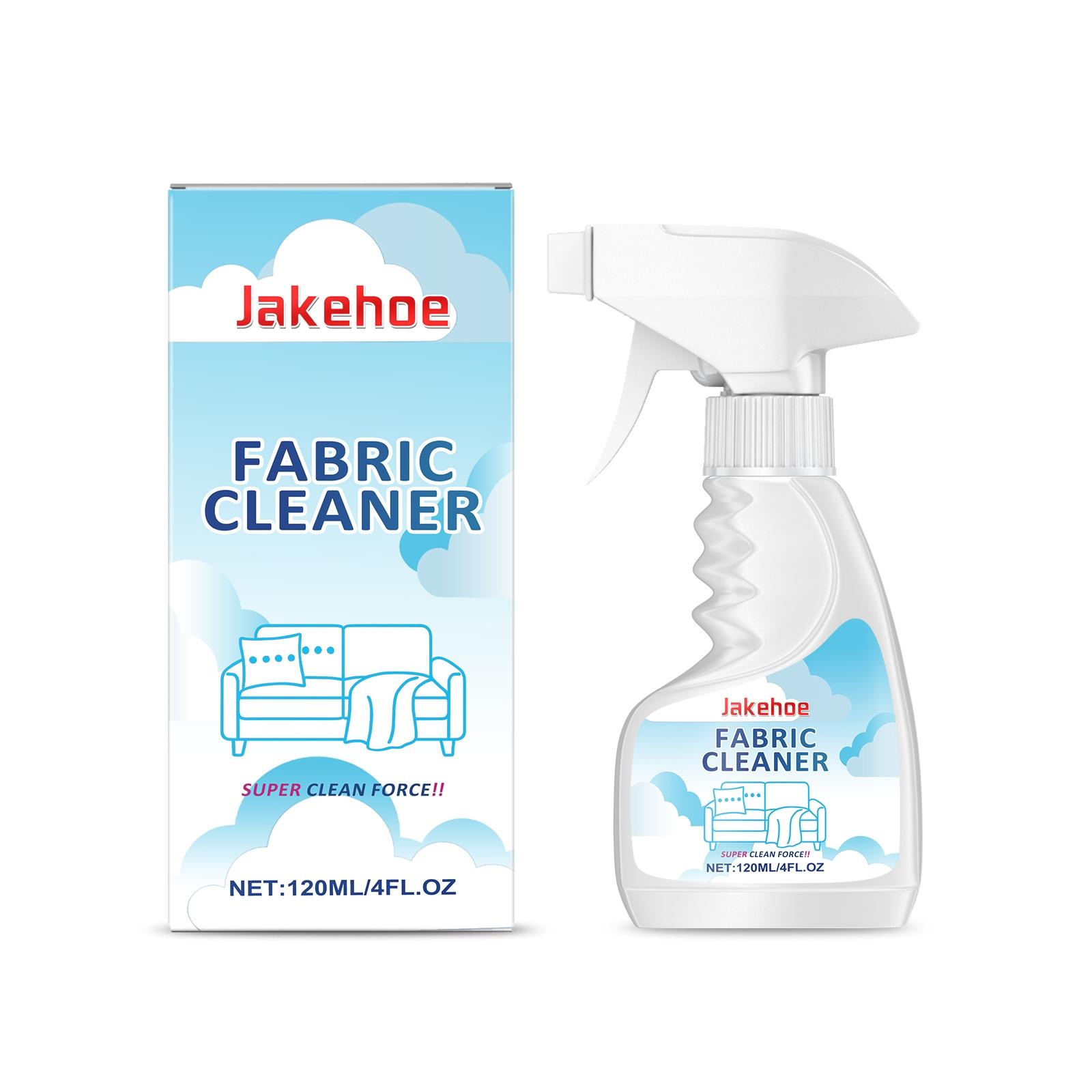 Jakehoe Fabric Cleaner Liquid, Sofa Rug Curtain Stain Remover, Daily Household Foam Cleaning Agent, 120ML, No Pesticide, Non-Prop 65