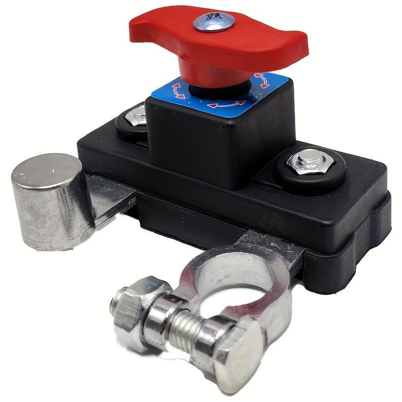 1pc Battery Main Disconnect Switch, Pure Aluminum Negative Disconnect, 12-24v Advanced Disconnect for Efficient Battery Management