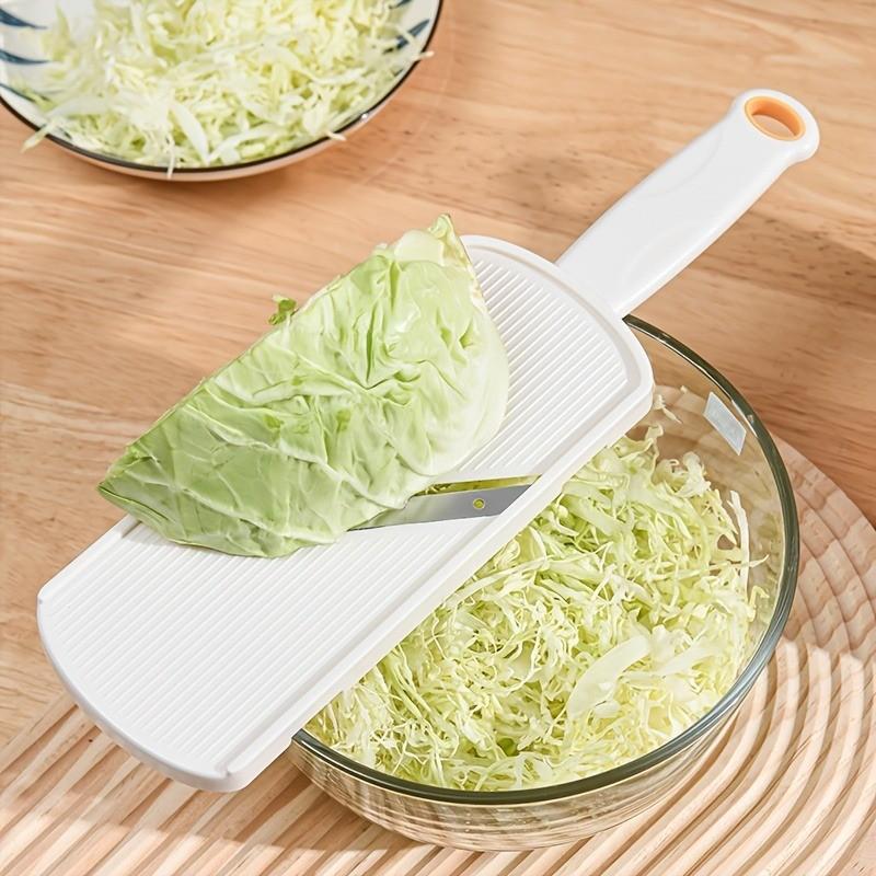 1 Pc Cabbage Shredder & Vegetable Slicer – Durable plastic kitchen tool with comfortable handle for quick shredding and cutting. Perfect for cabbage, cucumber and salad vegetables, efficient veggie prep tool for everyday cooking.