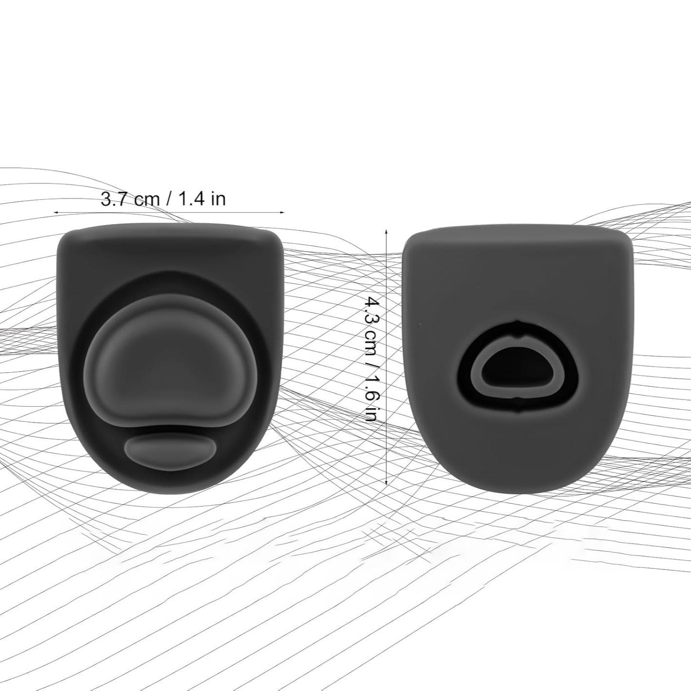 4-Pack Replacement Bottle Stopper, Compatible with 24oz and 32oz Water Bottles, Silicone Seal Rings, Fits 16/19/24/32/40oz Caps