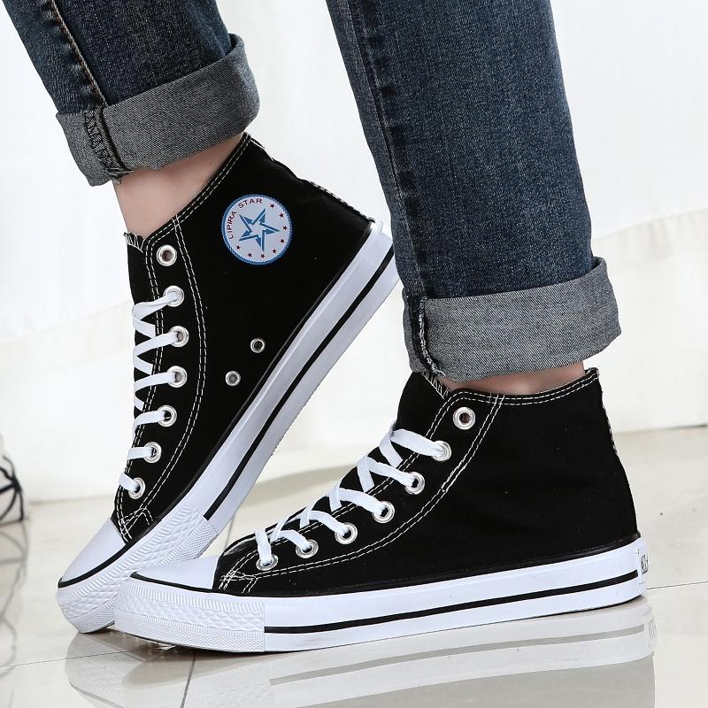 Unisex High Top Canvas Shoes, Classic Design, Versatile All-Season Footwear, Suitable for Various Occasions, Comfortable and Stylish
