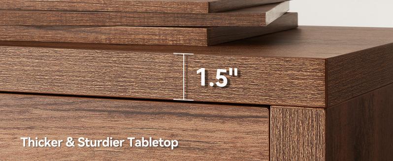 【Valentine's Day Gift】ONBRILL 47.3" Wood Console Table With 2 Drawers, Sofa Table For Hallway, Entryway, Living Room