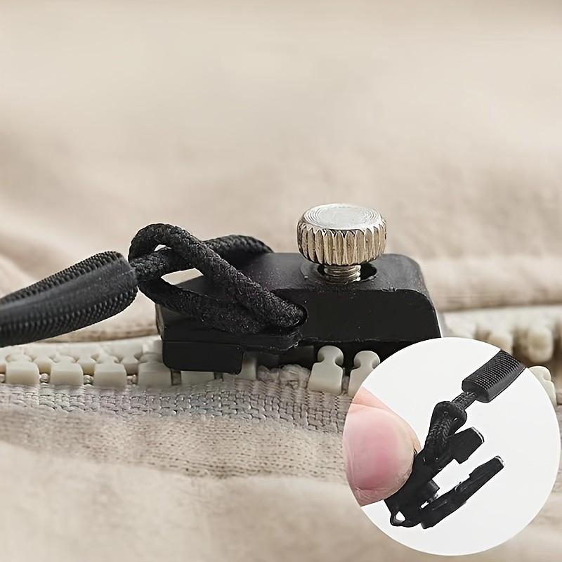 12 Pcs Quick Release Zipper Repair Kit, 4 Pcs S M L Sizes, for Clothes Bags Backpacks, Easy Fix Different Sized Zippers