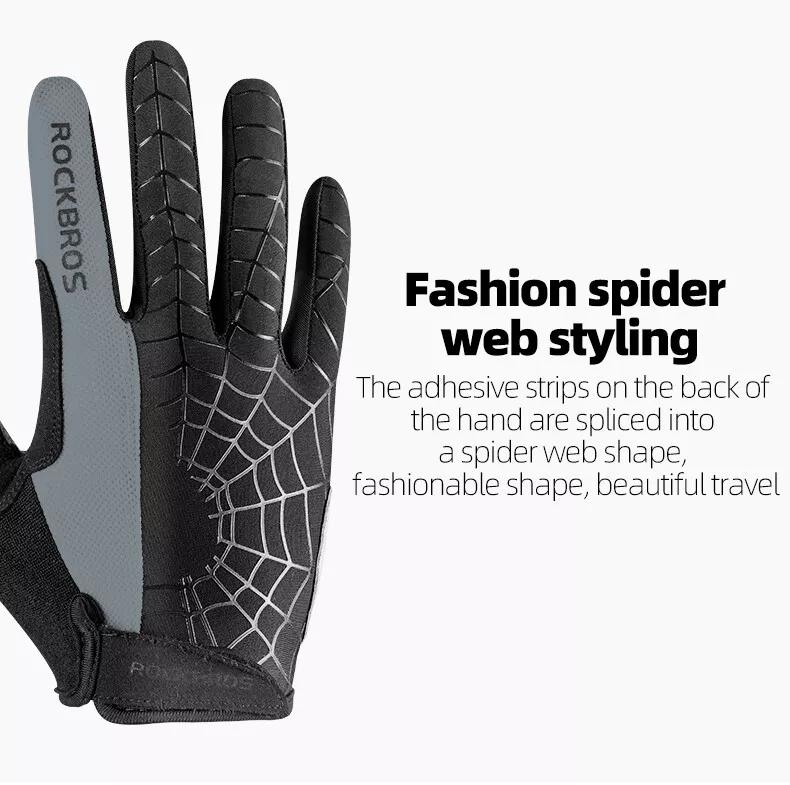 ROCKBROS Full Finger Gloves Touch Screen MTB Motorcycle Bicycle Cycling Gloves Touch Screen Anti-Slip MTB Gloves for Cycling Workout Outdoor Sports ROCKBROS Full Finger Gloves Touch Screen MTB Motorcycle Bicycle Cycling Gloves Touch Screen Anti-Slip MTB Gloves for Cycling Workout Outdoor Sports