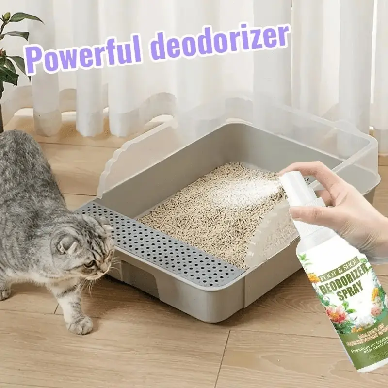 Special deodorizing spray for pets can effectively decompose the source of odor in pet urine stains, quickly neutralize odor molecules in the air rather than cover them up