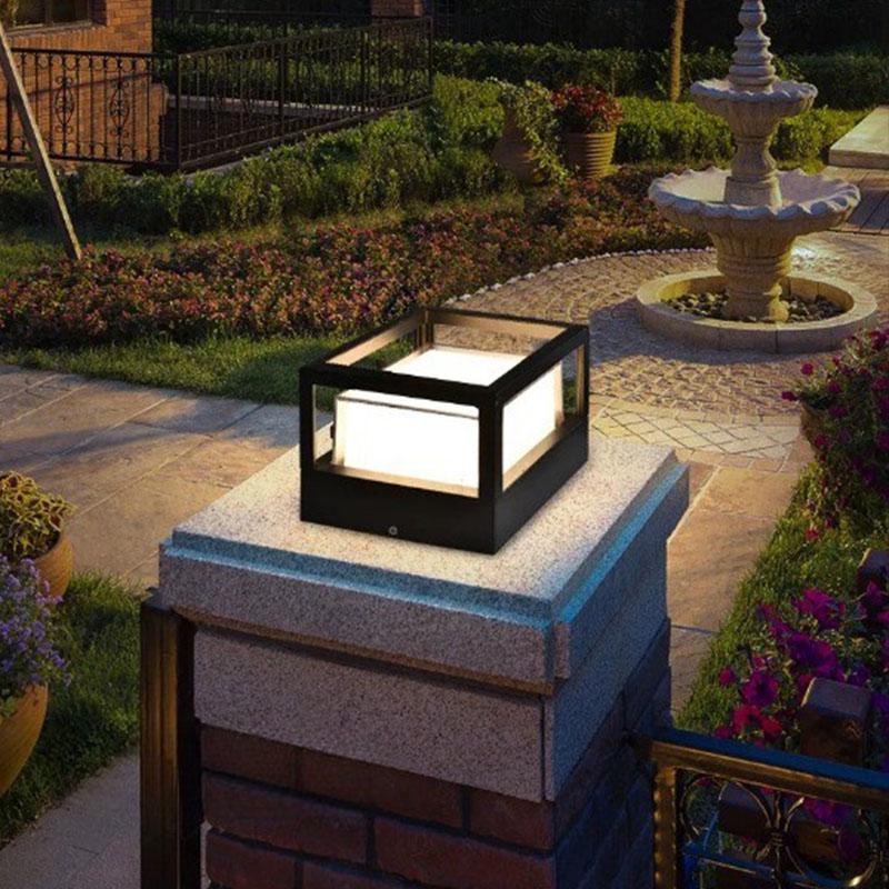 Modern Creative Outdoor Aluminum LED Wall Light, LED Source, Garden Villa Corridor Lamp, Park Hotel Exterior Decoration