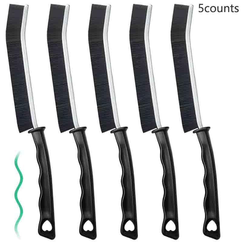 Cleaning Brush, 5 Counts Hard Bristle Crevice Cleaning Brush, Corner Thin Cleaning Brush, Home Essentials Toilet Brush, Scrub Brush, Cleaning Supplies