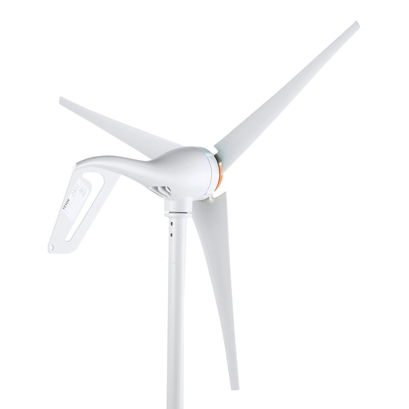 【Summerfinds】VEVOR 500W Wind Turbine Generator with Anemometer, 12V Wind Turbine Kit, 3-Blade Wind Power Generator, MPPT Controller & Adjustable Windward Direction, Suitable for Home, Farm, RVs, Boats