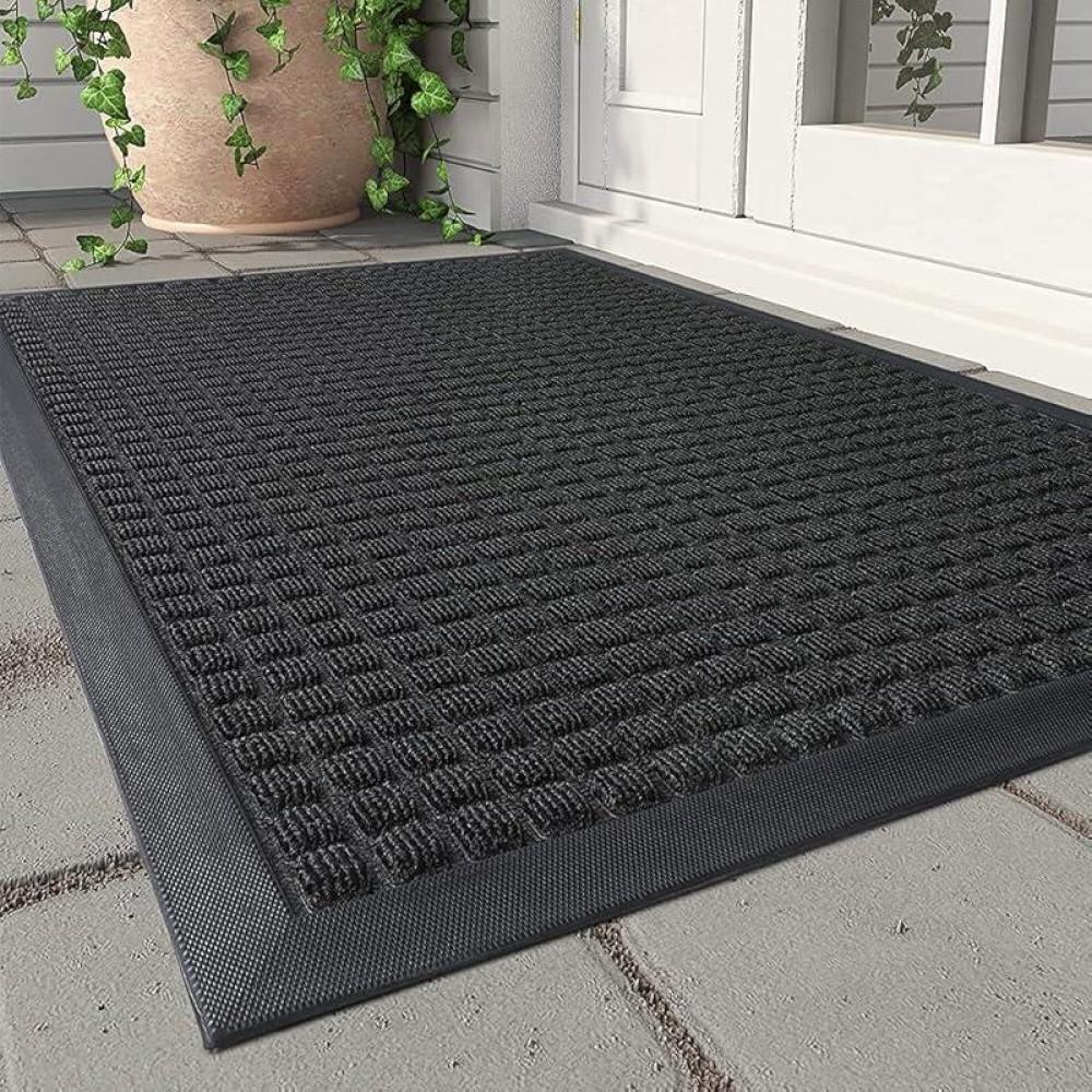 Outdoor Entrance Mat, Indoor Outdoor Universal Door Mat, Anti-Slip Dust Collector, PVC Material, Fade-Resistant, Easy Clean, Courtyard/porch