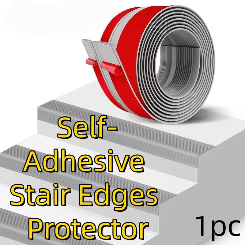 7.3cmx2meters 1pc Self-Adhesive Stair Edges Protector, Self-Adhesive Stair Edges Decoration for Indoor And Outdoor Steps, Outdoor Use, Durable, And Easy to Install