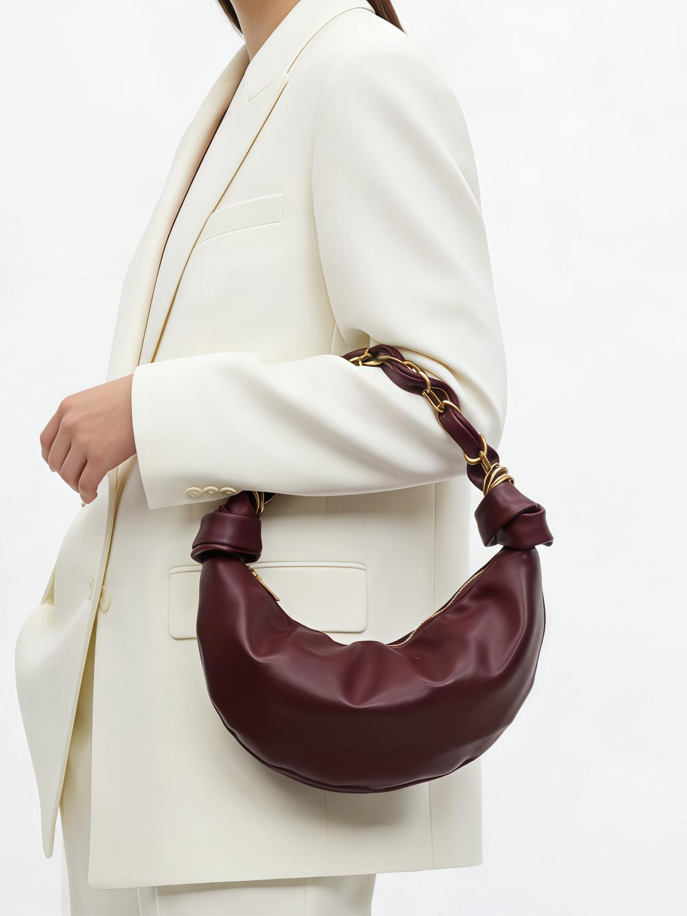 Fashion Crescent Handbag Simple Commuter Versatile Shoulder Bag, Stylish Crossbody Purse for Daily Use, Elegant Single Strap Design