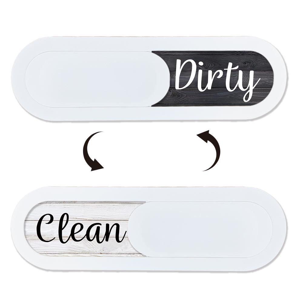 Clean/dirty Dishwasher Status Indicator, Slide Switch Design, Easy Installation, Multi-Style High Aesthetic, Kitchen, Airbnb, Hotel Use