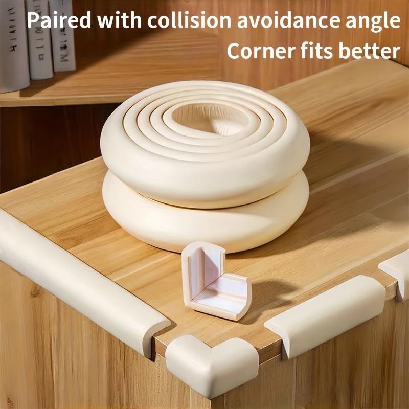 Durable Rubber Corner Protector, Easy Installation, Prevents Scratches, Stabilizes Furniture, Soft Edge Guard, Home Coffee Table Corners Cover