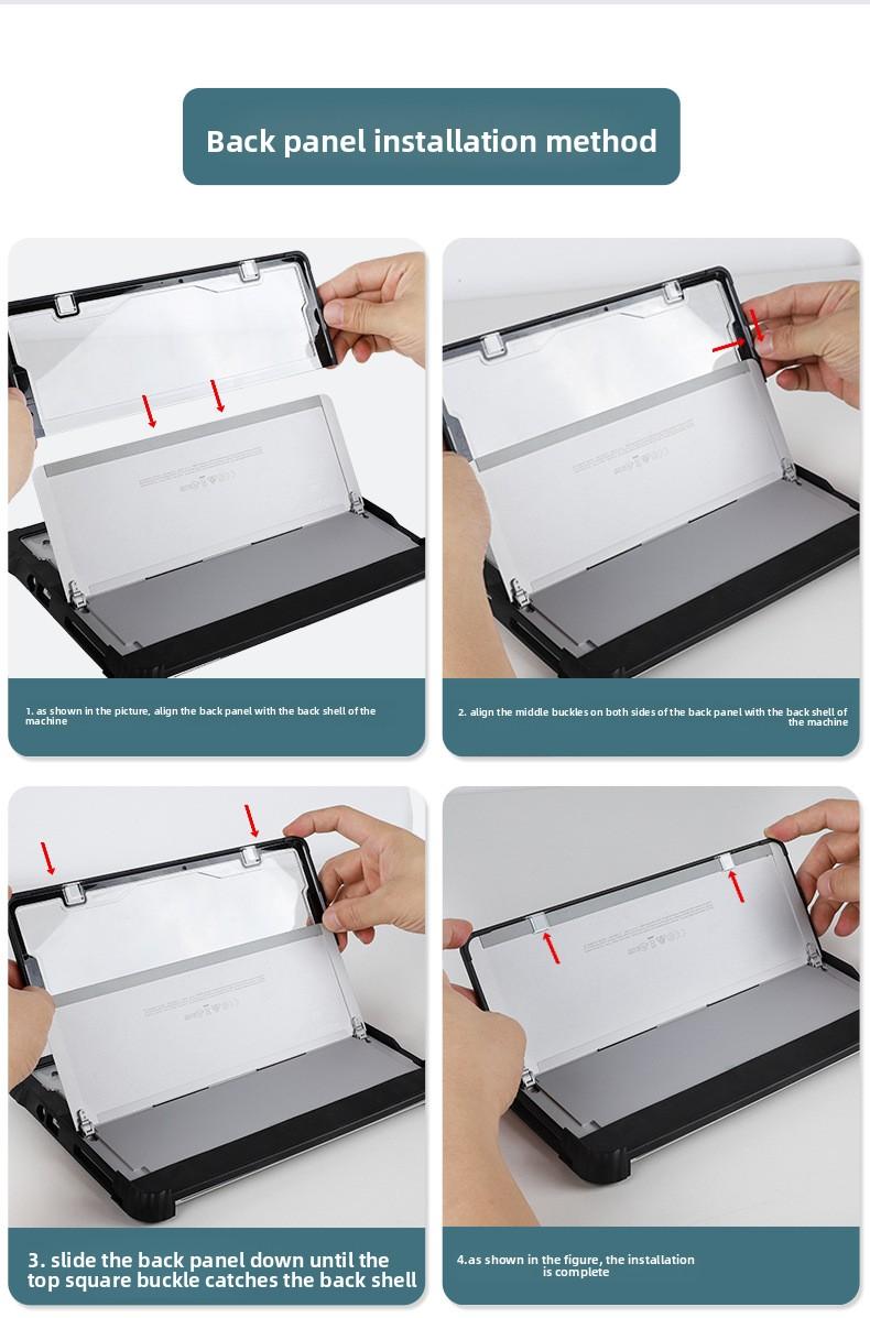 Heavy Duty Shockproof Case for Microsoft Surface Pro 7/8/9/X, Surface Go 4/3/2/1, Soft TPU Protective Cover with Built-in Pen Holder & Magnetic Bluetooth Keyboard Support, Rugged Full Body Protection for Surface Tablet Heavy Duty Shockproof Case for Microsoft Surface Pro 7/8/9/X, Surface Go 4/3/2/1, Soft TPU Protective Cover with Built-in Pen Holder & Magnetic Bluetooth Keyboard Support, Rugged Full Body Protection for Surface Tablet