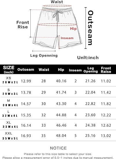 GINGTTO Men's Swim Trunks Quick Dry Summer Beach Shorts with Mesh Lining