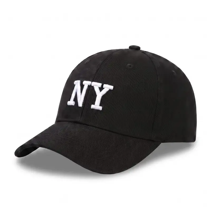 NY Letter Embroidered Baseball Cap, Casual Sports Cap, New York Urban Streetwear Style, Adjustable Casual Outdoor Sun Hat for Men & Women, Spring/Autumn Travel Beach Vacation