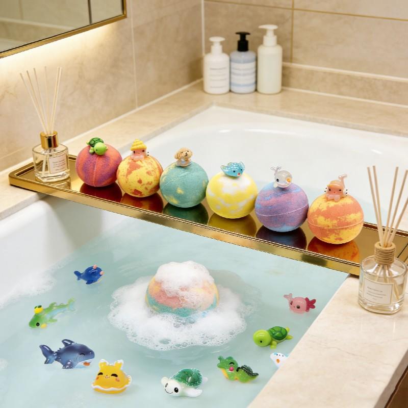 Moisturizing Bath Bombs, Lotion in the Water, Relaxing Bubble Bath, Gentle Moisture Boost, Ideal for Dry Skin Care