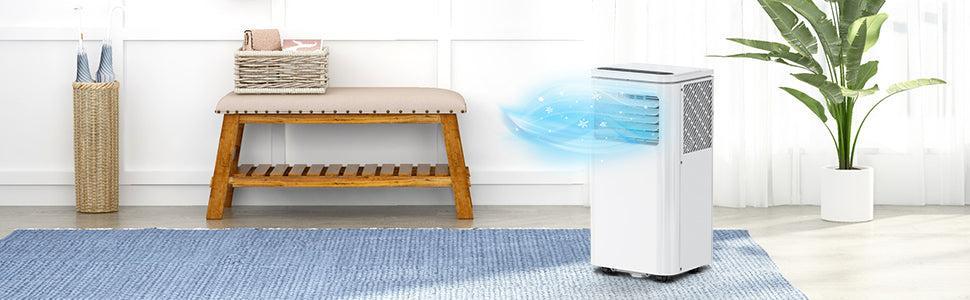 GARVEE Portable AC/Dehumidifier & Fan - 3-In-1, 8000 BTU 115V~, Suitable for 250-350 Sq.Ft