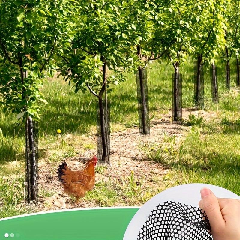 Plastic Wire Mesh Fence, Chicken Wire Net for Poultry, Animal Barrier, Flowers, Gardening, Width 40 Cm, Hole Size 8 Mm, Pest Control Netting