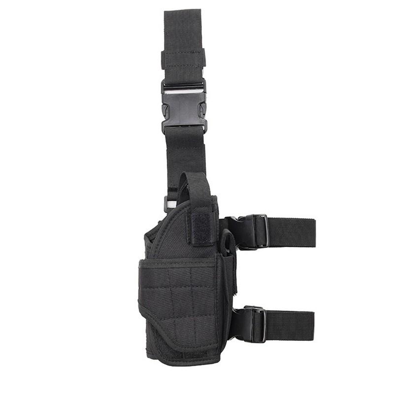 Multifunctional Tactical Leg Gun Holster, Outdoor Sports Leg Bag Quick Draw Pouch, Universal Camo Hunting Bag