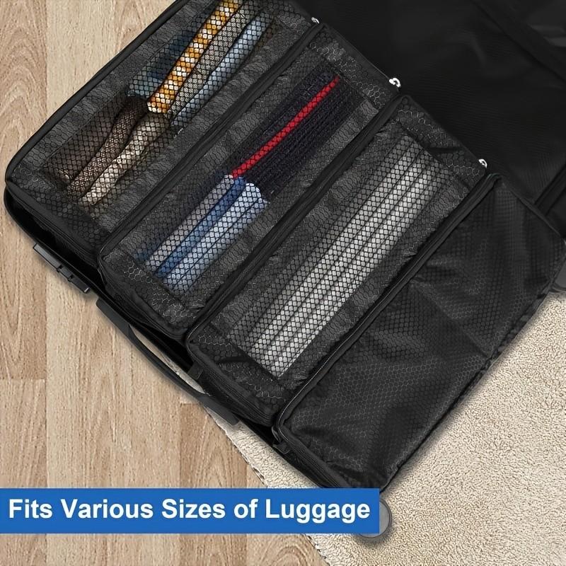 Large Capacity Handheld Storage Bag, Multi-Functional Portable Hanging Travel Rack, Foldable Clothes Organizer, Ideal for Luggage Sorting