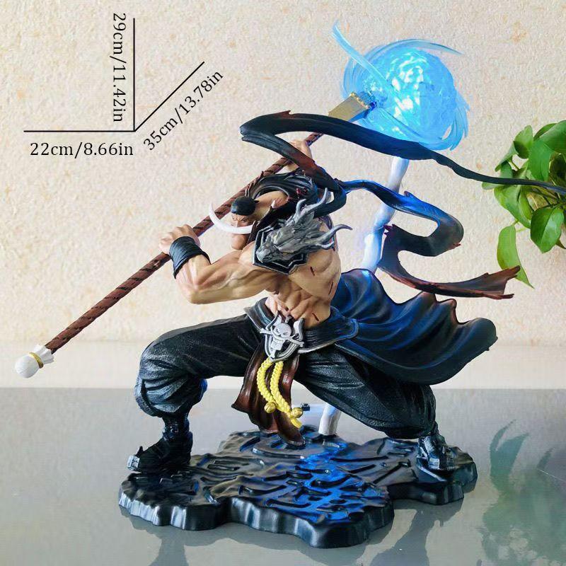 Anime Enthusiast Gift, Whitebeard One Piece Battle Pose Statue Model, Anime Character Statue, Anime Figure Collectible, Holiday Present for Fans