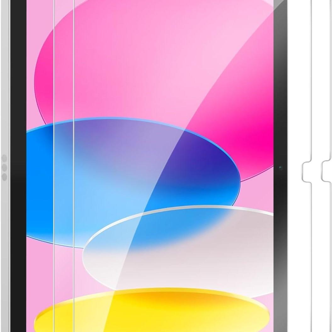 2pc iPad Steel Film, High Definition, Anti-Scratch, Full Screen Coverage, Strong Fingerprint Resistance, Compatible with iPad Air4, 5, 6, 10th Gen, 11, 12, Screen Protector