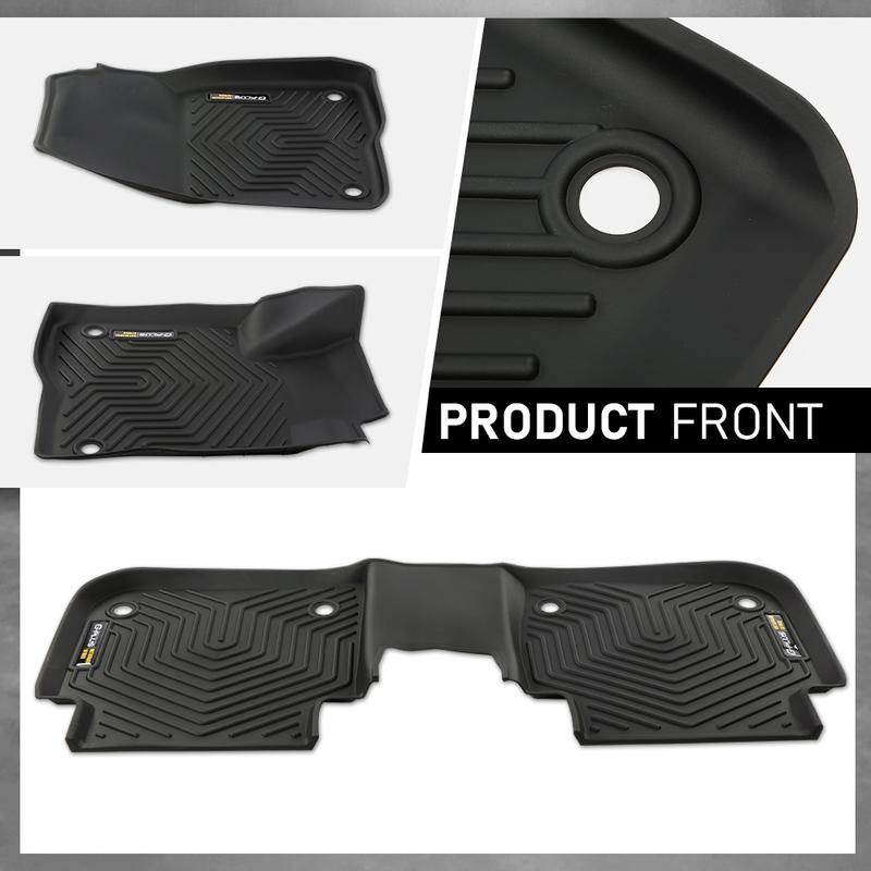 CROSSDESIGN Fit For 2023-2024 Honda CR-V CRV TPE Car Floor Mats All Season Liners 3PCS