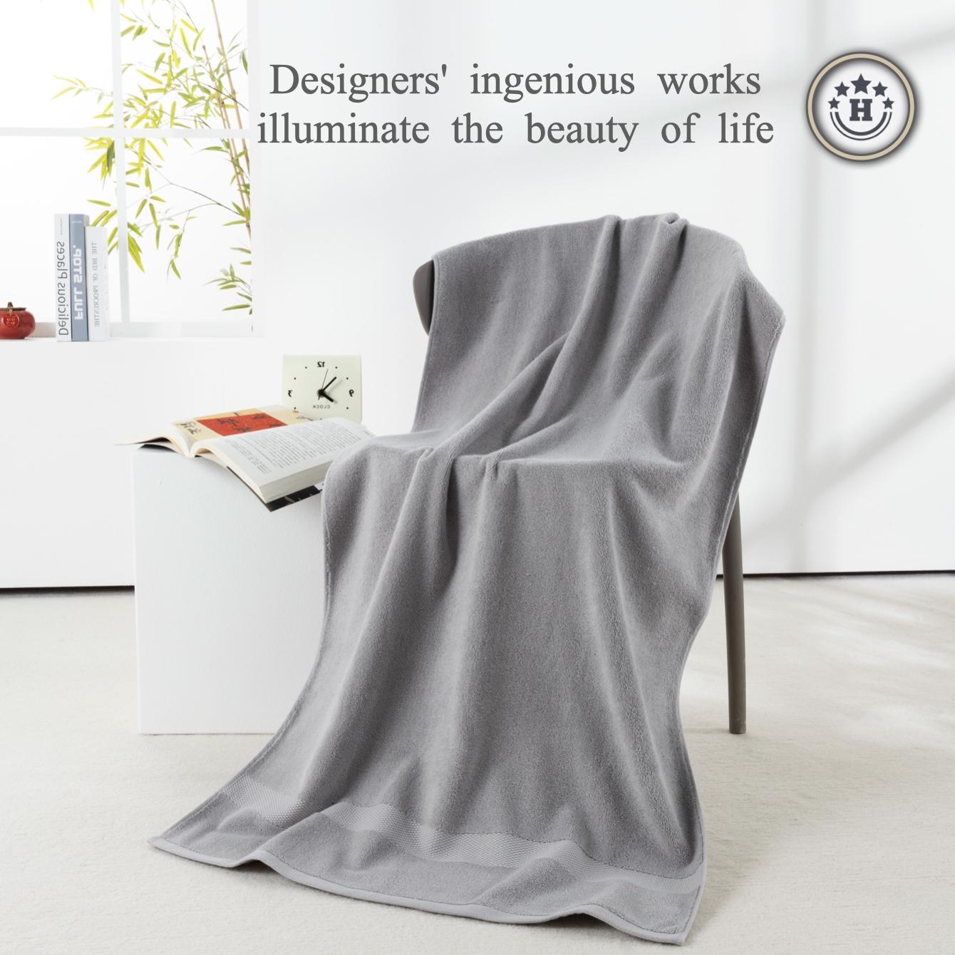 Luxury Bath Towel Set of 8 Pieces, 100% High Absorbent Turkish Towels, 2 Luxury Bath Towels 700gsm, 2 Hand Towels & 4 Face Cloths