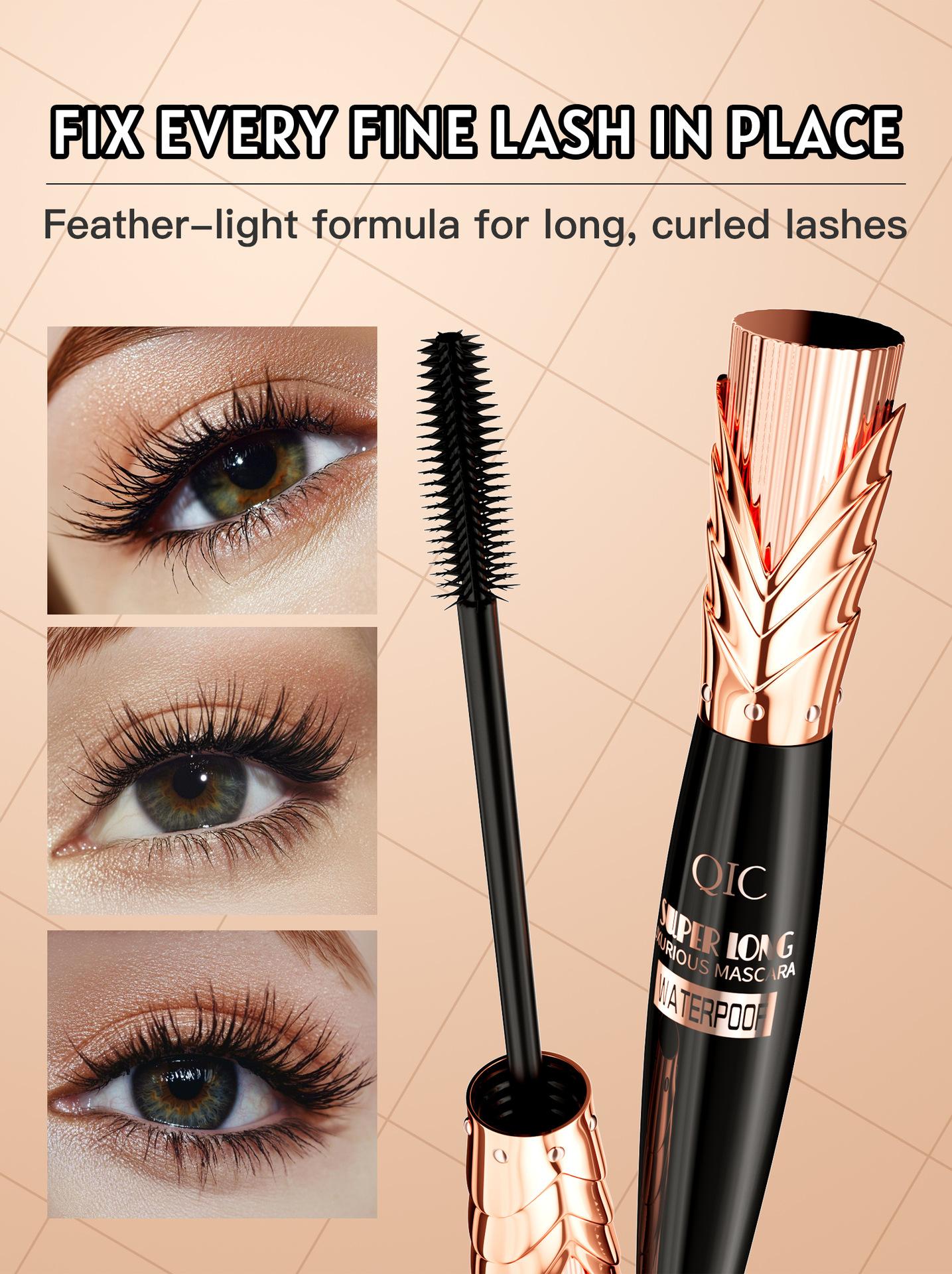 QIC Royal Crown Mascara 5D Fanning Effect for Sky-High Lashes! Achieve Length, Curl & Volume in One Swipe, The Secret to Fluffy Doll Lashes #mascara #makeuptok