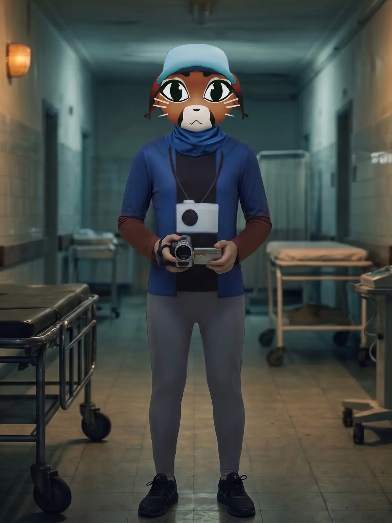 Animal Hospital Costume for Kids, Halloween Kids Dress-Up, Headband + Set, Costume Accessory, Patient Role Play, Essential for Boys' Game Lovers