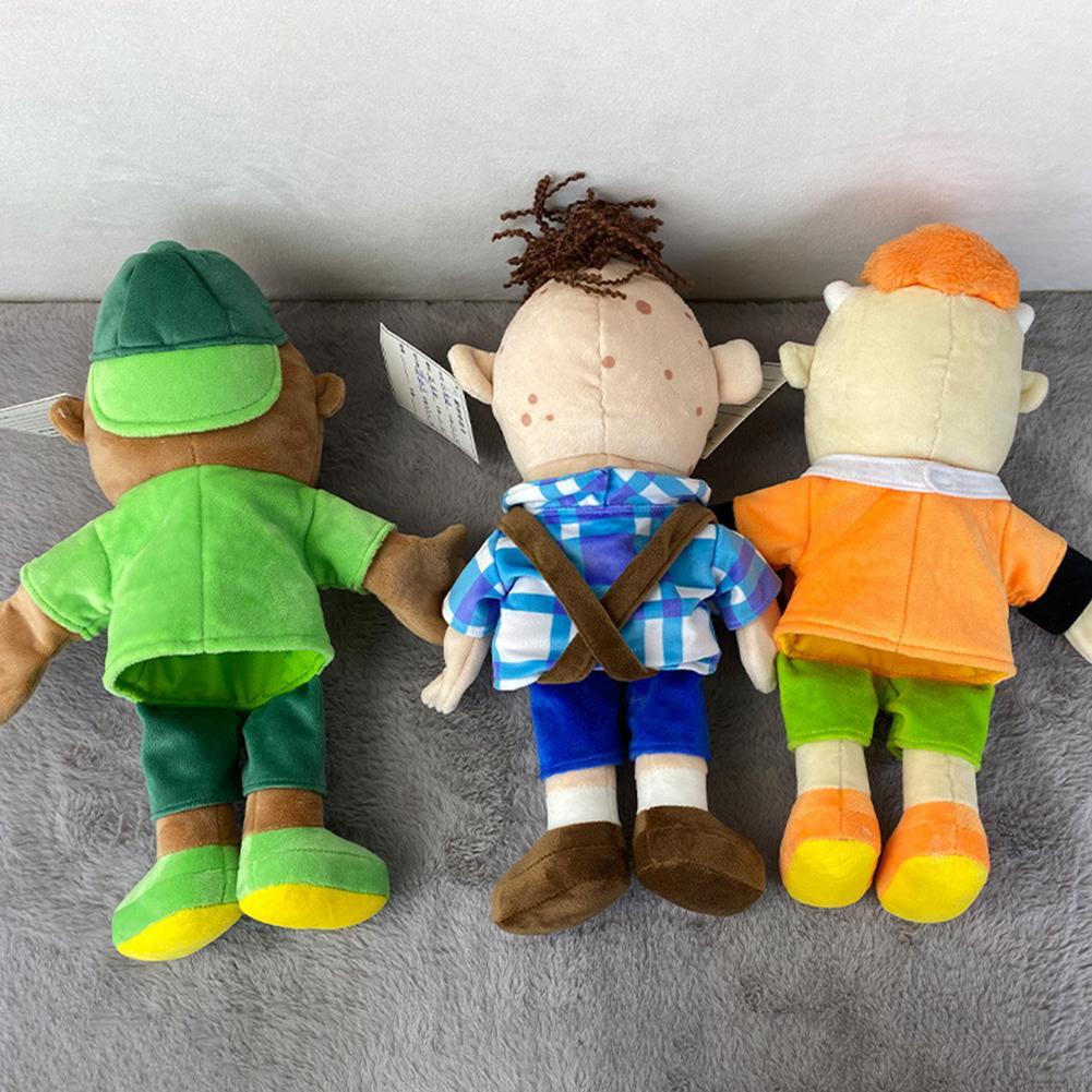 Jeffy Hand Puppet Feebee Rapper Zombie Plush Doll Toy Talk Show Muppet Parent-child Activity Playhouse Birthday Gift for Kids