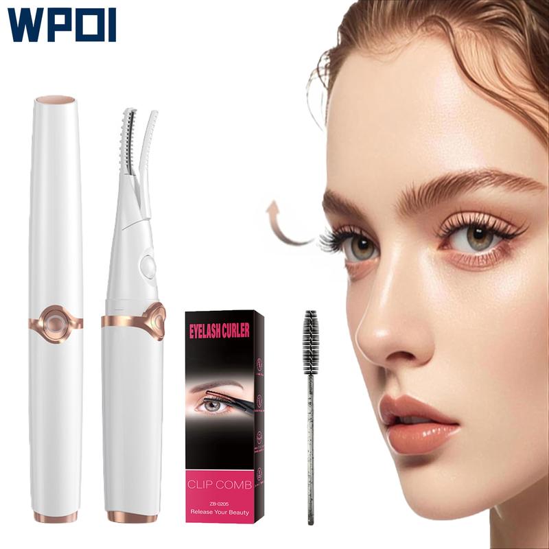 Electric Eyelash Curler for Women, Heated Lash Curler with 3 Temperature Settings, Fast Heating, Rechargeable, Anti-Scald Design, Best Gift