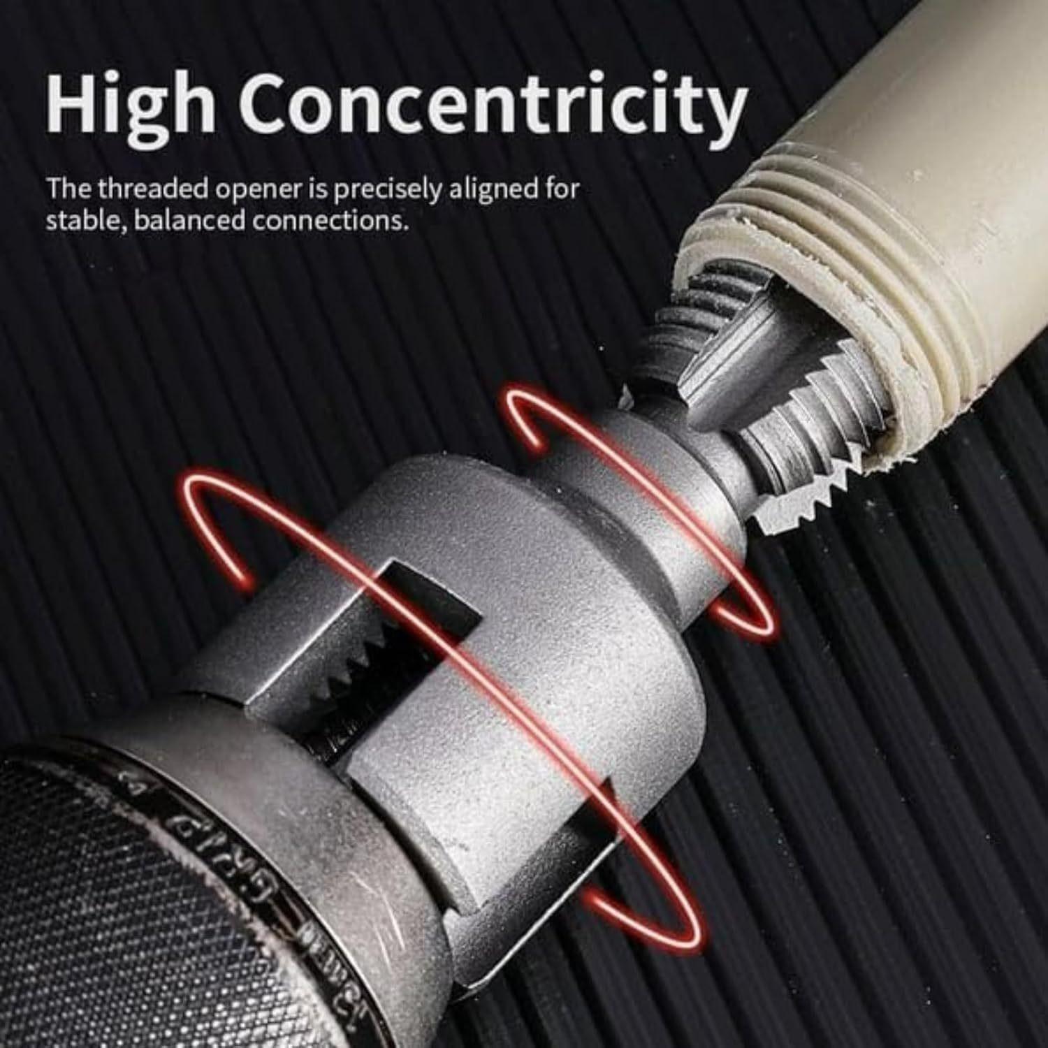 Dual-Specification Pipe Threading Tool, Durable & Wear-Resistant, Enhances Installation & Repair Efficiency, Ideal for Plumbing