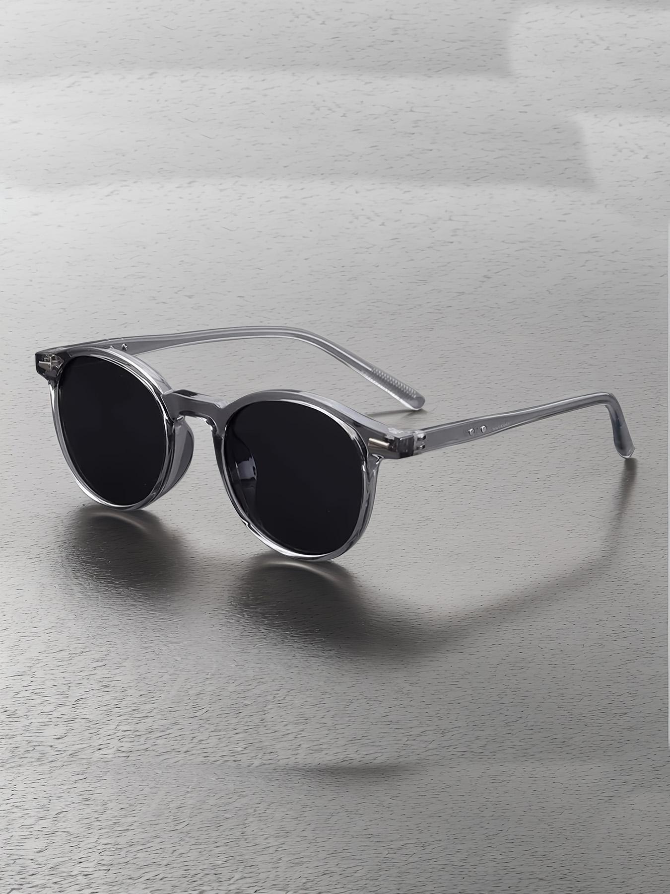 Round Frame Men's Sunglasses, Small Frame Eyeglasses, Fashionable and Comfortable, Ideal for Women, Outdoor Activities, Parties, Travel, Driving, Fishing