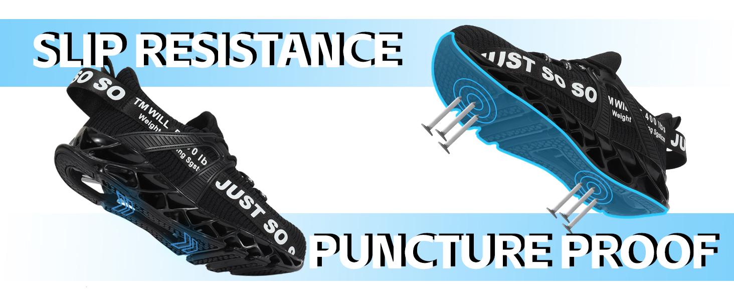 Steel Toe Shoes for Men Women Safety Work Sneakers Lightweight Comfortable Slip Resistant Shoes Footwear Walking Shoes Girl Closed